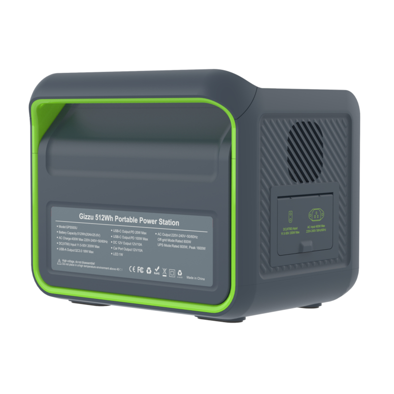 Gizzu Hero Core 512Wh Portable Power Station view 3